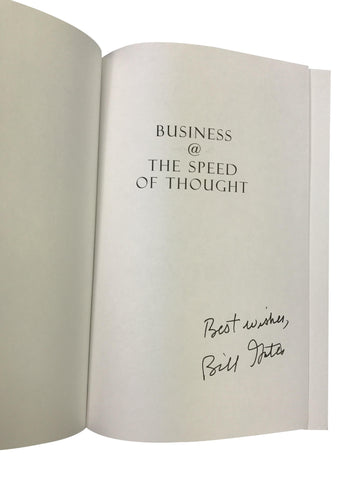 Bill Gates Signed: "Business at the Speed of Thought"