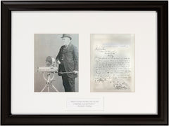 Rare Richard J. Gatling Signed 1892 Letter with Historic Gatling Gun Content
