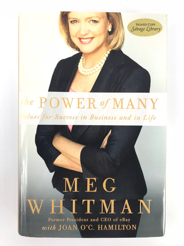 Meg Whitman Signed: 'The Power of Many'