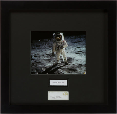 Signed Buzz Aldrin: "No Dream is Too High"