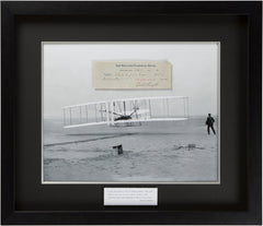 Signed Orville Wright 1917 Check: "Lying in bed thinking about how exciting it would be to fly”
