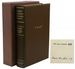 Rare Albert Einstein Signed 1949 First Edition "One and Only Intellectual Biography"